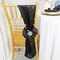 10 Pieces Classic Black Satin Chair Sashes Sleek 8"x108" Event Accessories